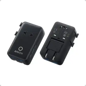 5-Port Travel Adapter, 20W USB C Charger, Universal Plug