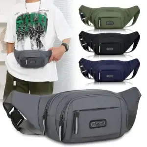 Men's Large Capacity Fitness Waist Pack