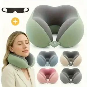 Memory Foam Neck Pillow +