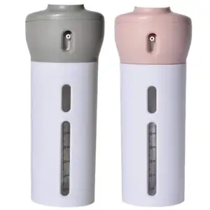 2 Pack 4 in 1 Travel Dispenser Bottles,