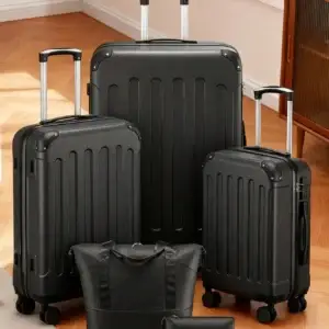 Luggage Sets 5 Piece, Hard side Suitcase