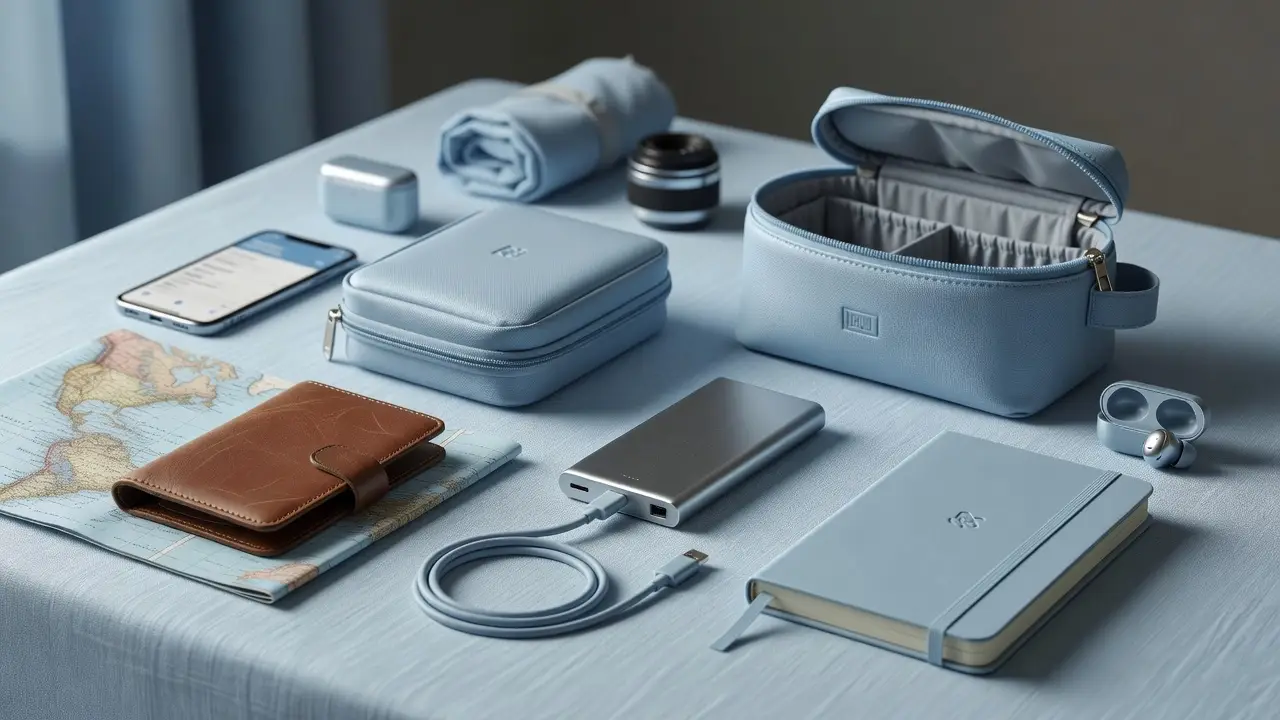 Professional header image for list-based article: Travel Accessories: Everything You Actually Need for Your...