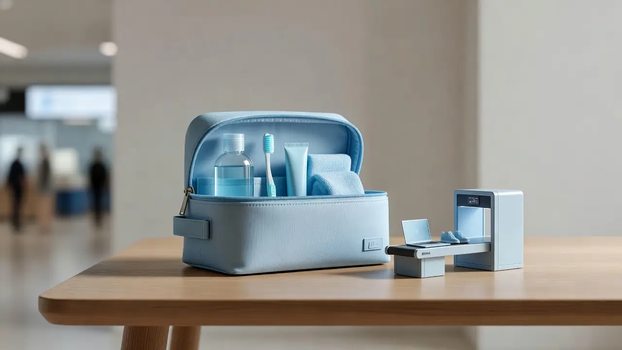 Professional header image for step-by-step guide: What Makes a Toiletry Bag TSA Approved and How to Pack On...