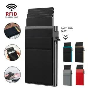 Slim RFID Pop Up Wallet - Thumbnail Image 2