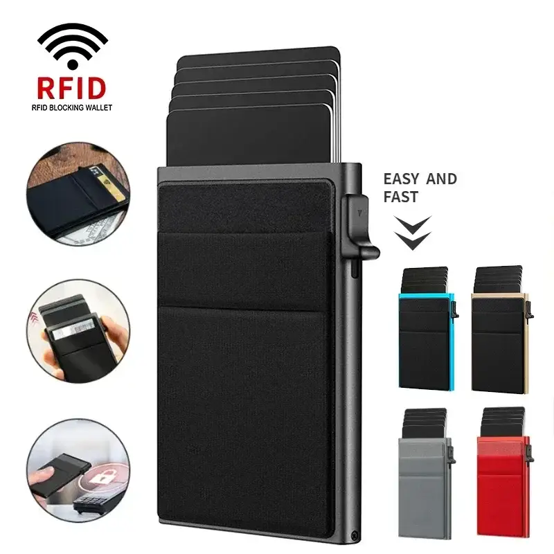 Slim RFID Pop Up Wallet - Image 2