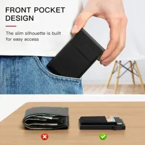 Slim RFID Pop Up Wallet - Thumbnail Image 4