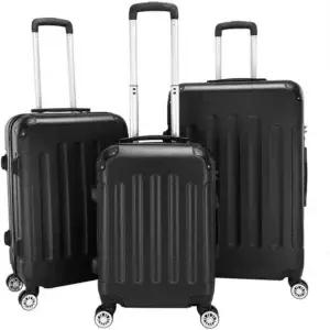 3-Piece - Hard Shell, 20, 24, 28 (Black)