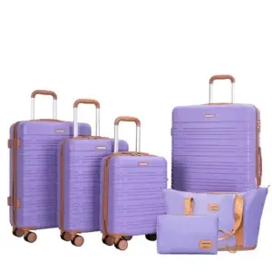 Luggage Sets 6 Piece, Suitcases with Double spinner wheels - Thumbnail Image 7