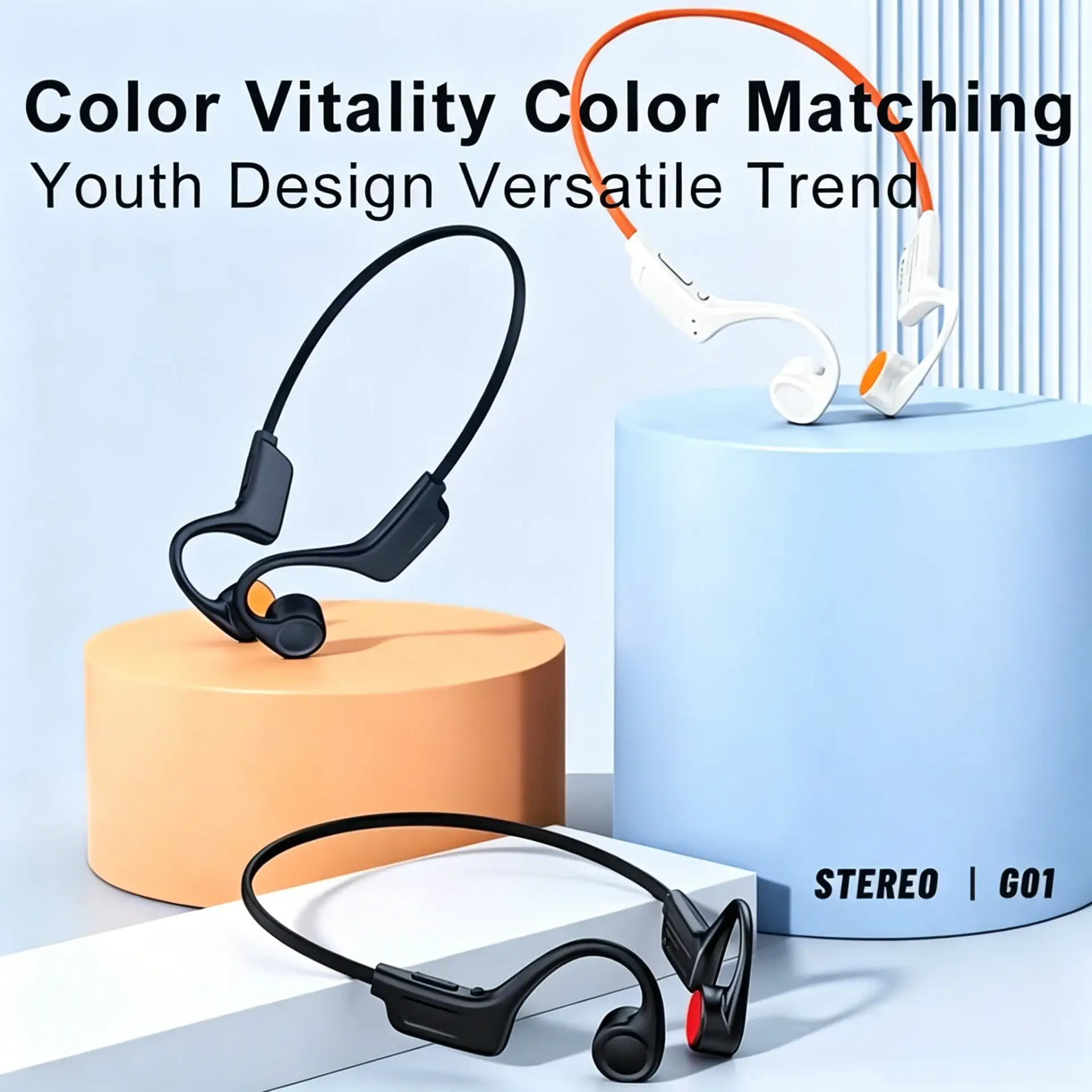 Open-ear Bone Conduction Headphones for travel - Image 1
