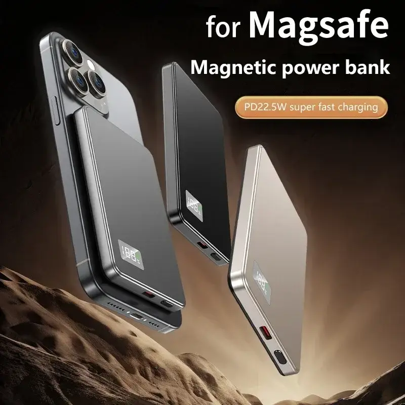 Lenovo Wireless Power Bank — power bank on a phone stand