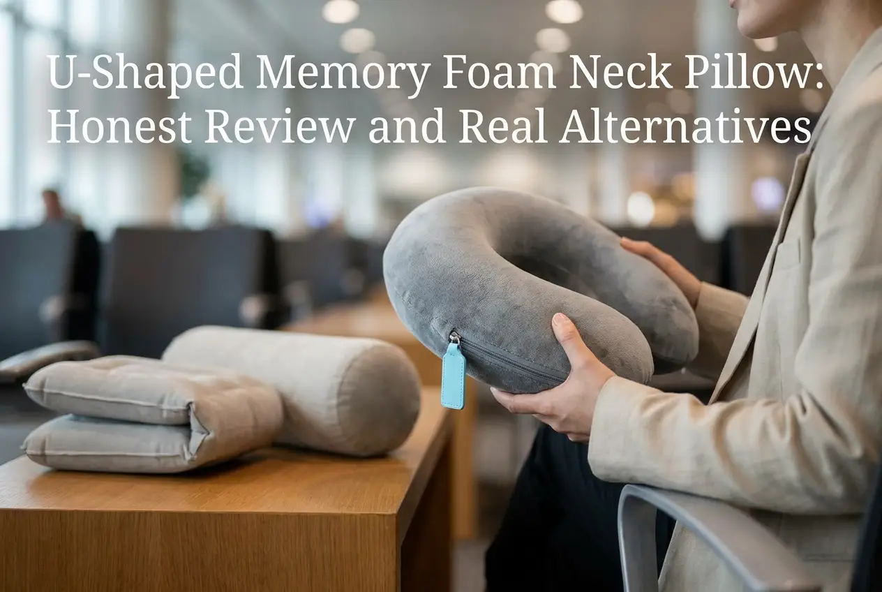 Professional header image for comparison analysis: U-Shaped Memory Foam Neck Pillow: Honest Review and Real ...