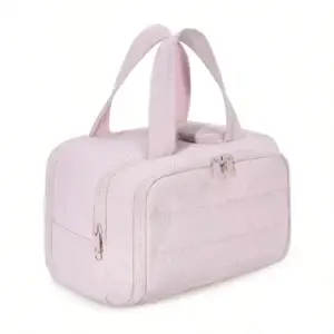 Large travel toiletry organizer for packing toiletries and personal essentials