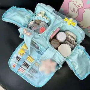 Large travel toiletry organizer bag for toiletries and travel essentials