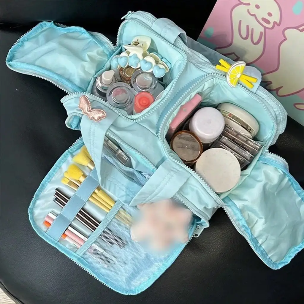 Large travel toiletry organizer bag for toiletries and travel essentials